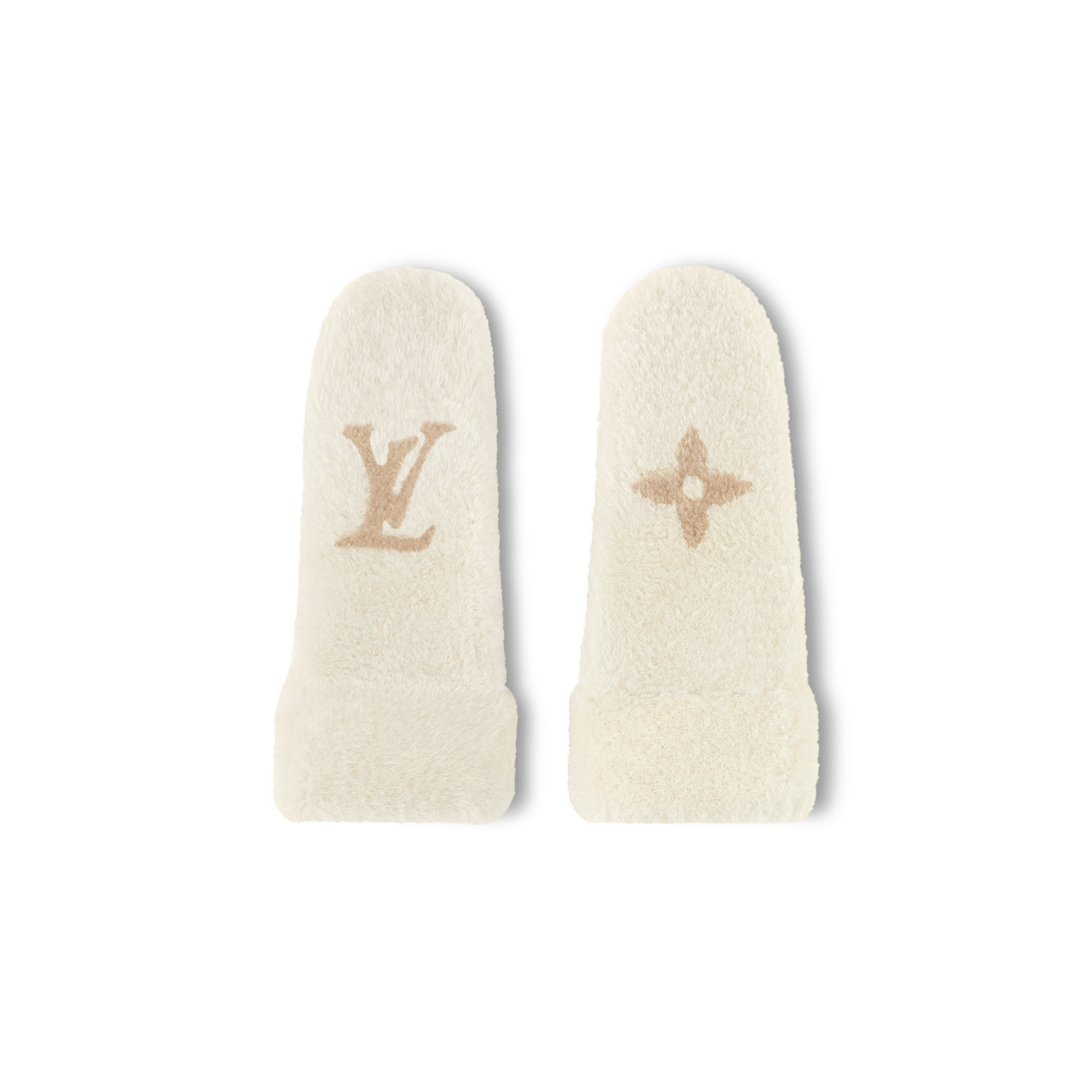 Monogram Shearling Mitts S00 - Women - Accessories | LOUIS